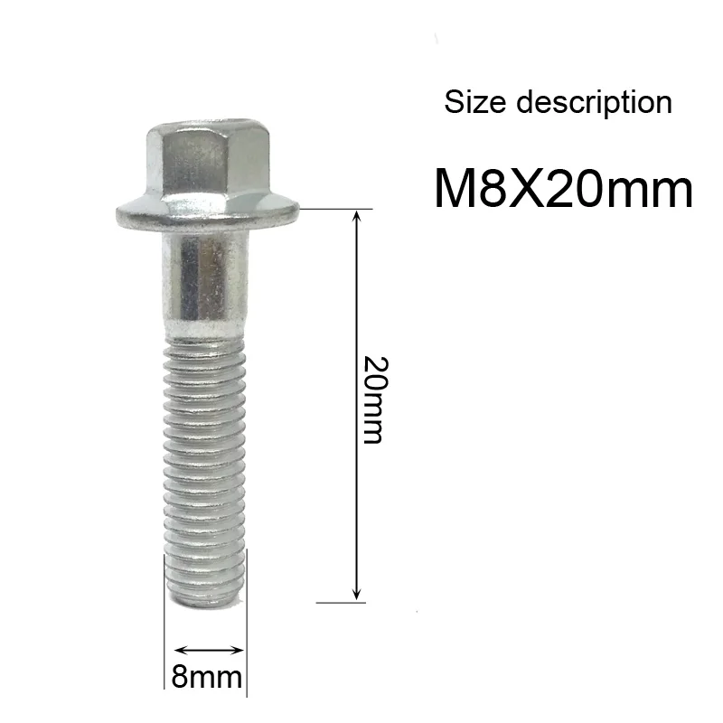 Винт для скутера M6 M8 6 мм 8 резьба 50cc 125cc 150cc Gy6 Мотоцикл мопед 139QMB 157QMI|Ножные