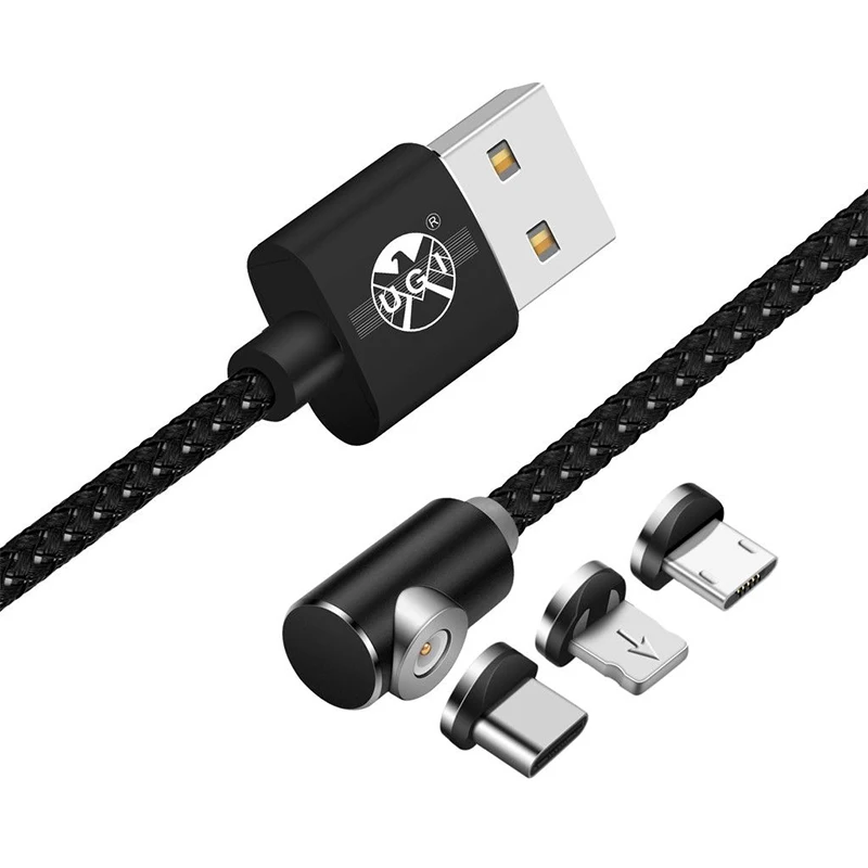 360 ° l-образный Магнитный usb-кабель для зарядного устройства для iPhone samsung Android Lot