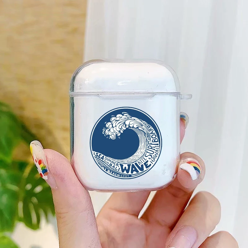 Чехол The Great Wave off Kanagawa для задней панели мягкий чехол Airpods беспроводная версия