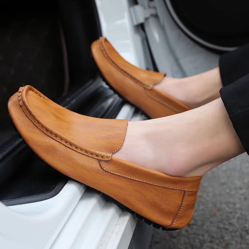 

Men'scausal sport for zapatos 2020 leather men's black de breathable new sapato casuales spring men hot leisure mens