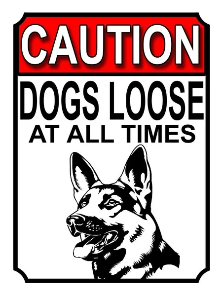 

Caution Dogs Loose at all Times Retro tin sign nostalgic ornament metal poster garage art deco bar cafe shop