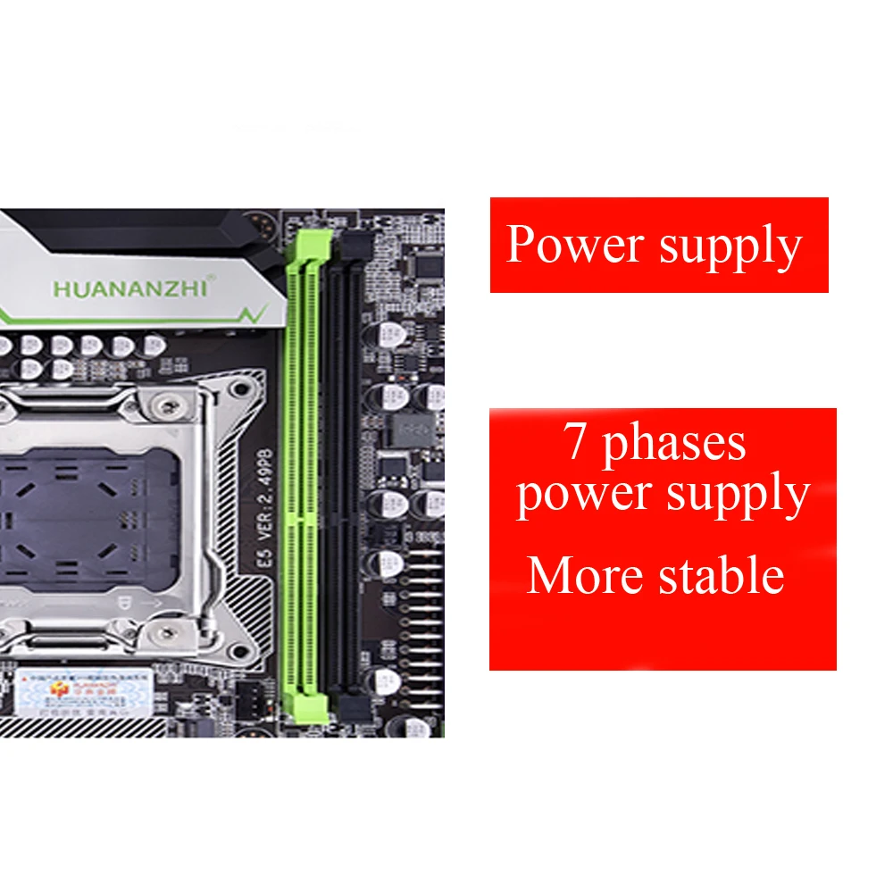 Huananzhi X79 материнская плата LGA2011 ATX USB3.0 SATA3 PCI-E NVME M.2 SSD Поддержка REG ECC памяти и Xeon