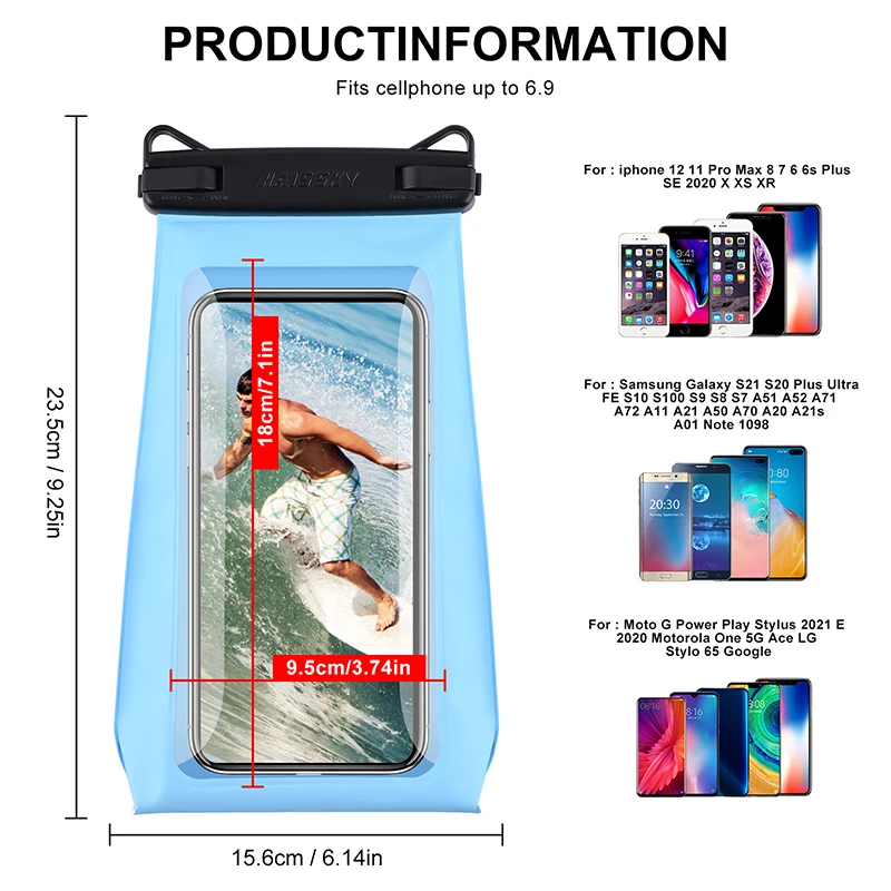 Водонепроницаемый плавающий чехол для iPhone 13 12 11 Pro Max XS X 7 8 Plus 6 9 дюйма | Мобильные