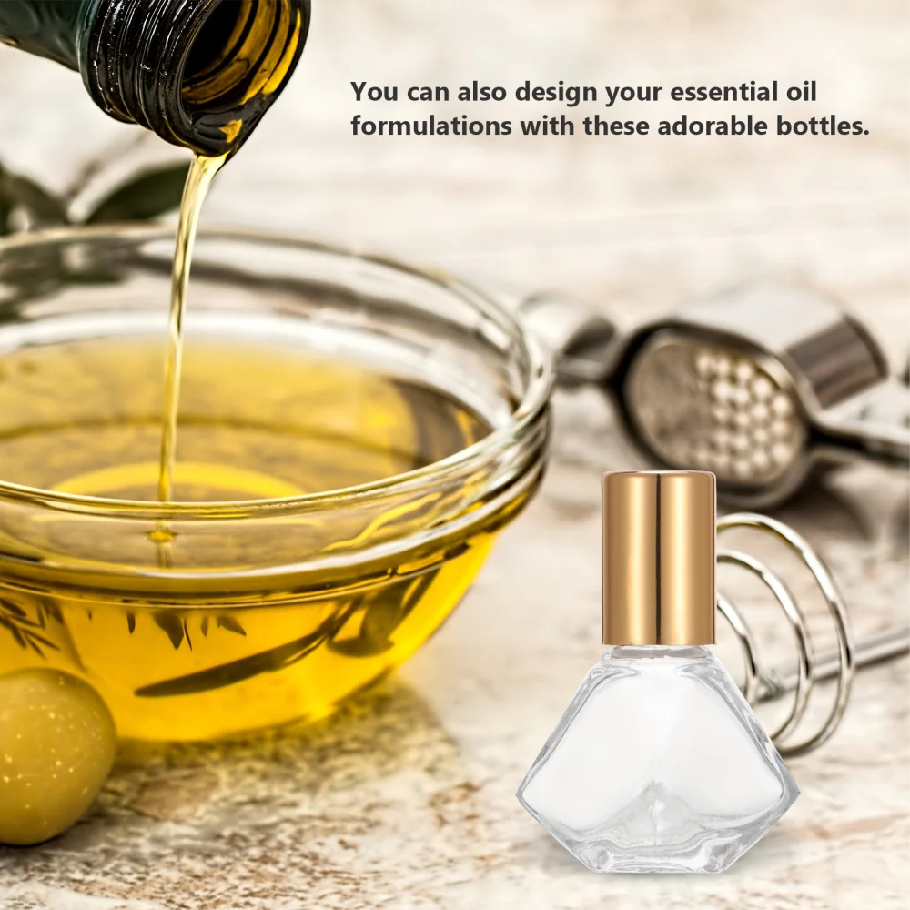 

12Pcs 8ML Glass Mini Roll On Bottles Empty Essential Oil Roller Bottles