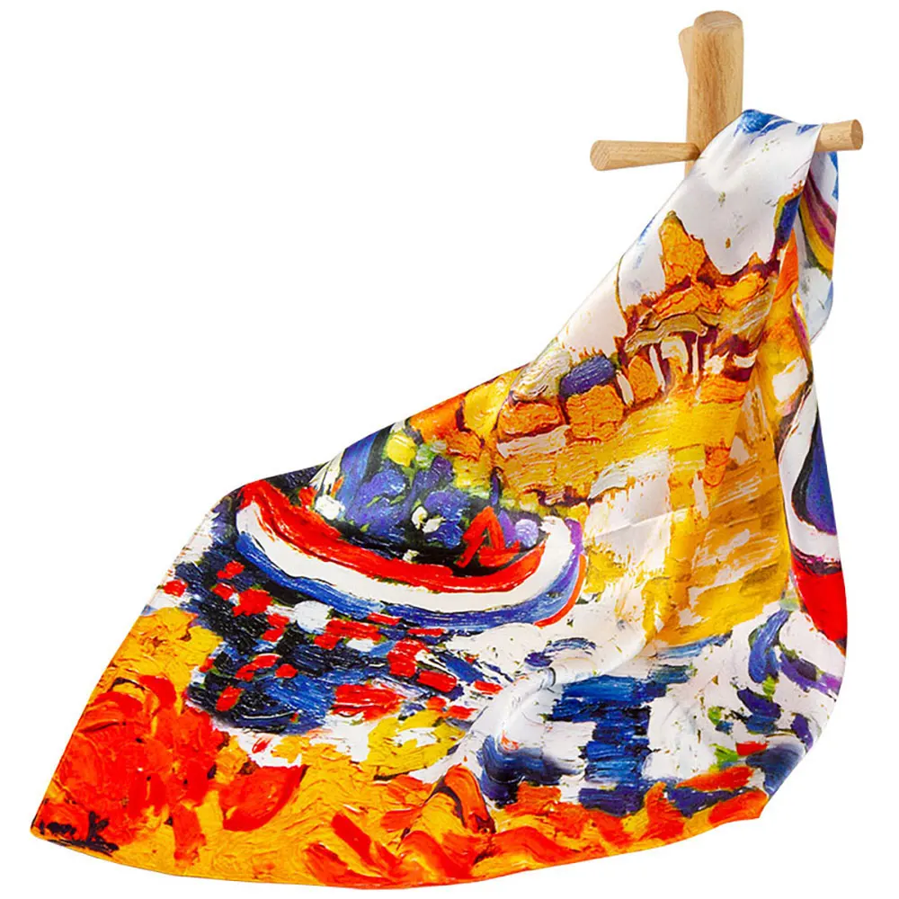 Женская бандана из 100% чистого шелка шарф натурального |