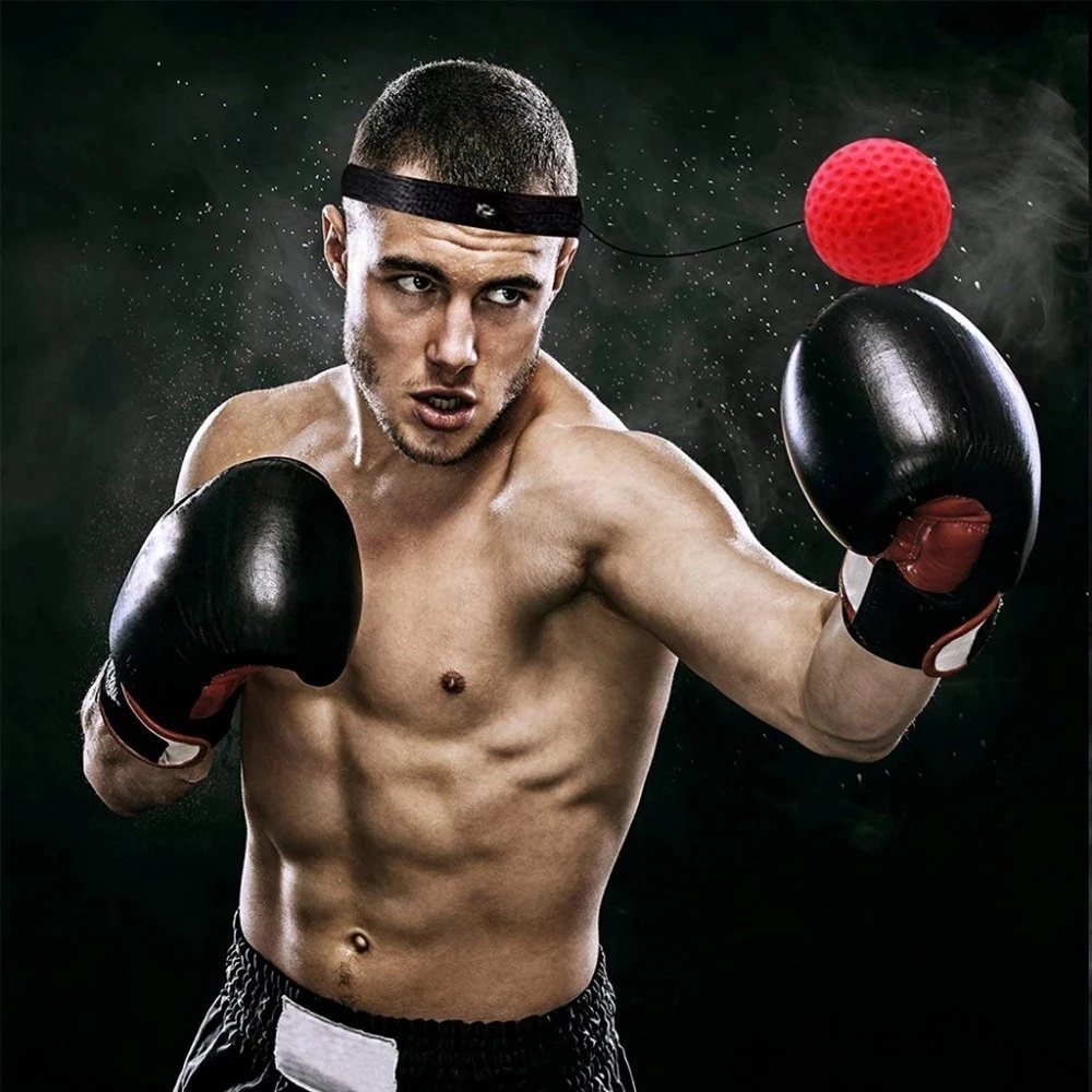 Head-mounted Boxing Reflex Fight Ball Fight Ball for Punching Speed Training Gym Exercise Coordination and Improve Reaction