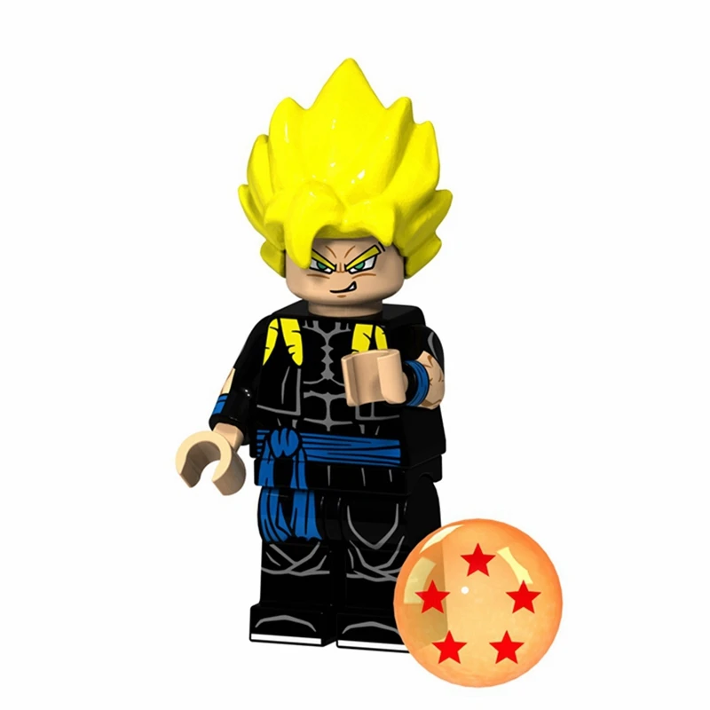 XP082 Dragon Ball Z Супер Saiyans Goku Vegeta Krillin trunks Cell Broly Аниме фигурки строительные блоки подарки для детей игрушки - Цвет: XP082
