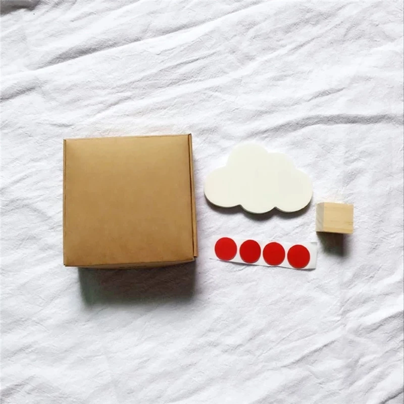 

1 Pcs Wooden Cartoon Cloud Wooden Hook Kids Room Decorative Hook Clothing Towel Wall Hanger 3 Colors INS style!