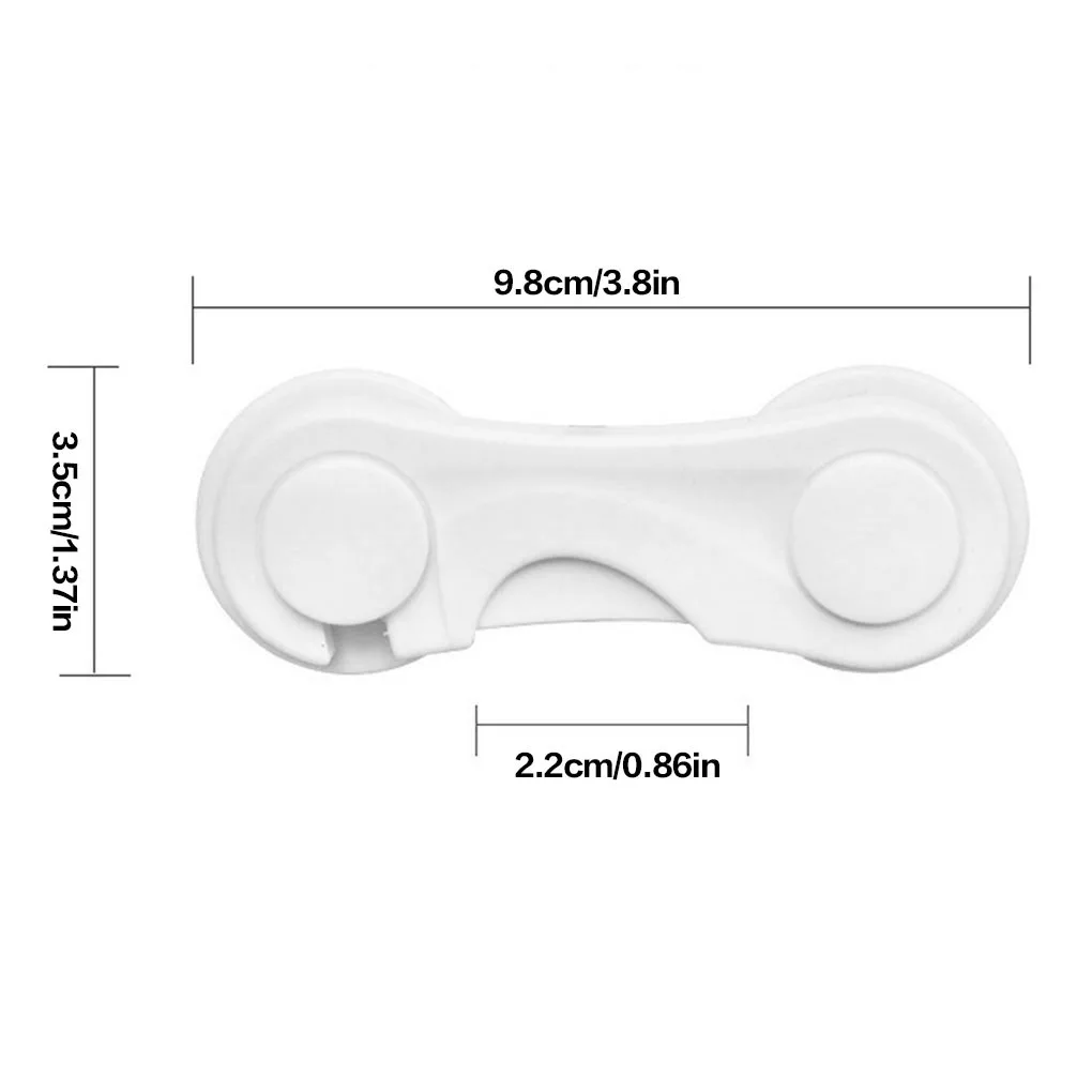 

10Pcs 3 Colors Baby Safety Plastic Lock Catch Children Protection Refrigerator Latch Lock Clasp Cabinet Revolving Lock Catch