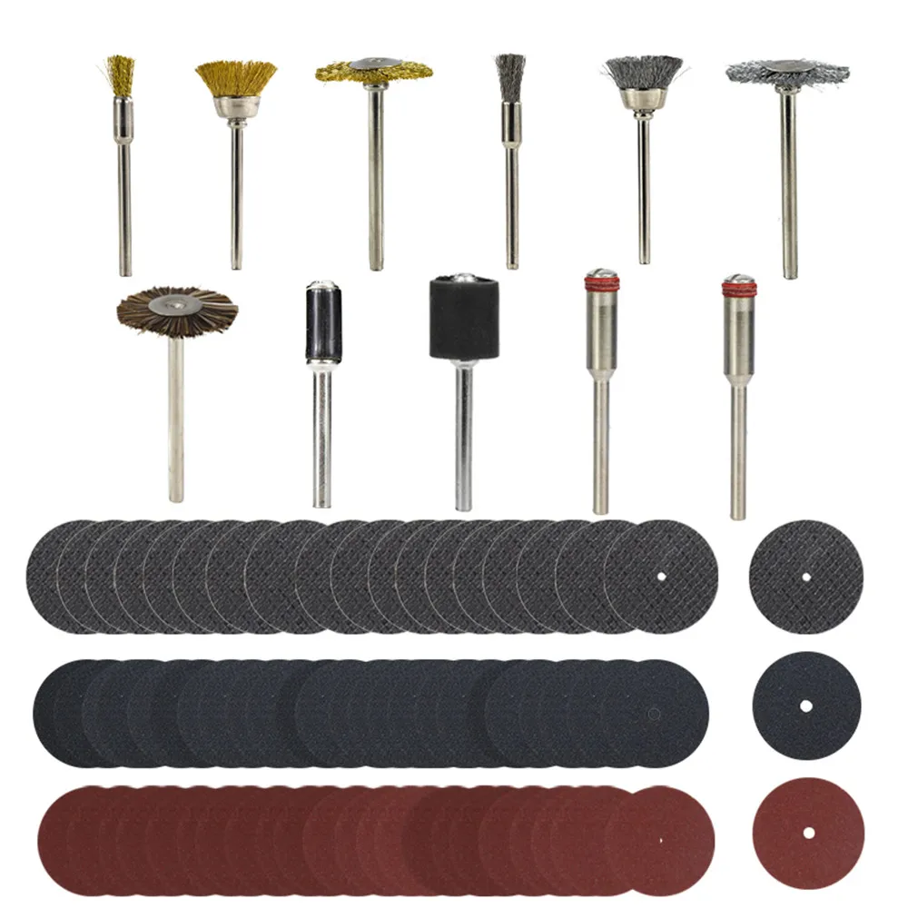 151 шт. роторный инструмент аксессуар металлический режущий диск с полировальным
