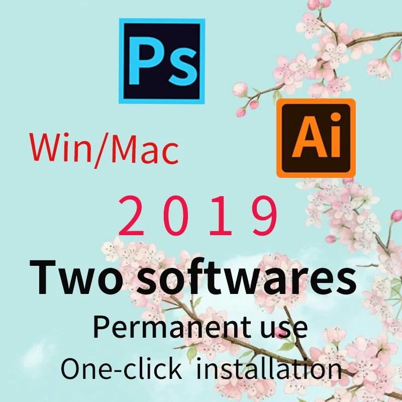 

ðŸ”¥Combination special offer] 2019 Photoshop, Illustratorï¼ŒSuitable for MAC and WIN, one-click installation
