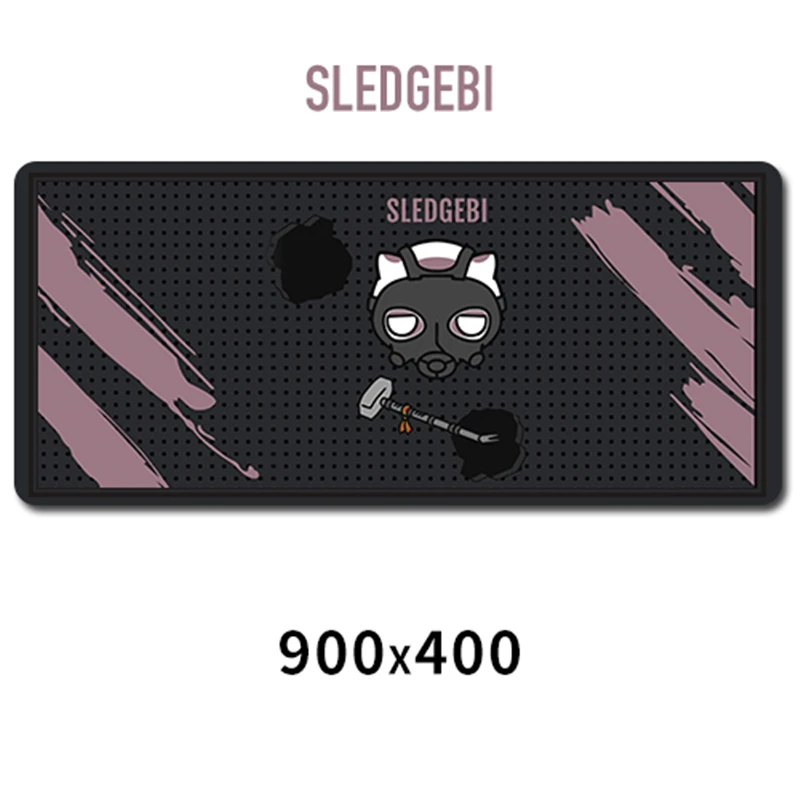 900x400 мм большой игровой коврик для мыши XXLRainbow Six Siege компьютерный коврик для мыши Натуральный каучук Противоскользящие коврики для клавиатуры для настольного ПК