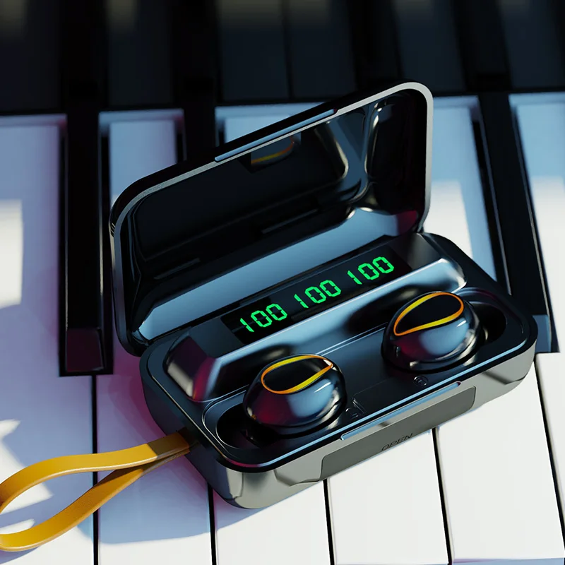 

NBX Mini TWS Bluetooth 5.0 Earphones Charging Box Wireless Headphone 9D Stereo Sports Waterproof Earbud Headsets With Microphone