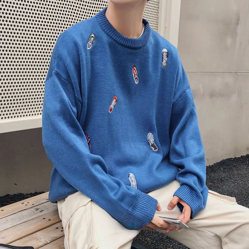 2019 мужской шерстяной Повседневный пуловер в теплых пальто кашемировые вязаные