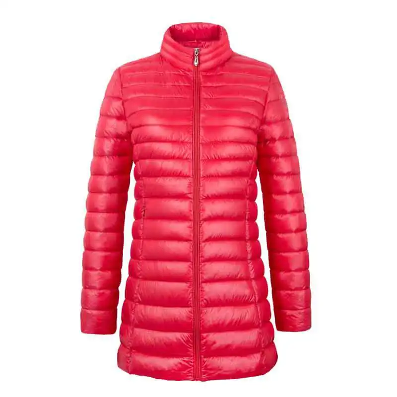 

Autumn Winter Women Basic Jacket Coat Female Slim Hooded Brand Cotton Coats Casual Female Medium-Long Jackets Jaqueta Feminina