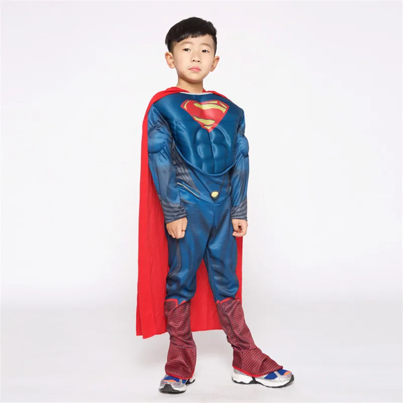 Детский костюм супергероя n Muscle для мальчиков и девочек косплея на Хэллоуин