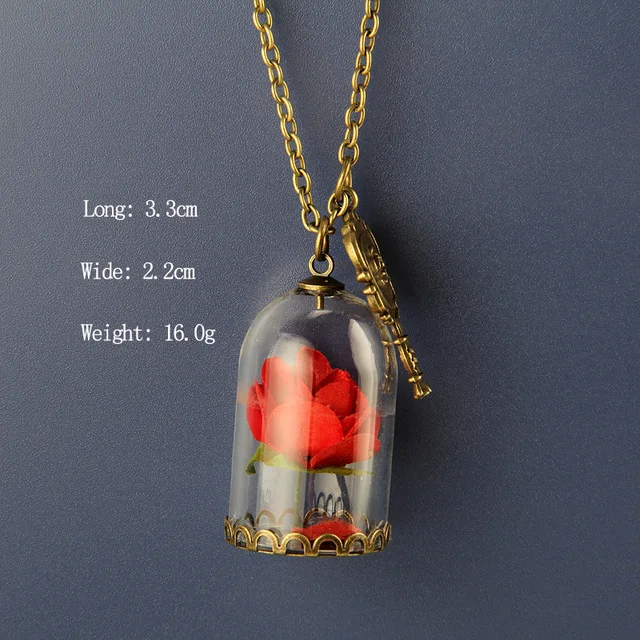 Подвеска Красавица и загадка в террариуме романтическая сушеная стеклянная