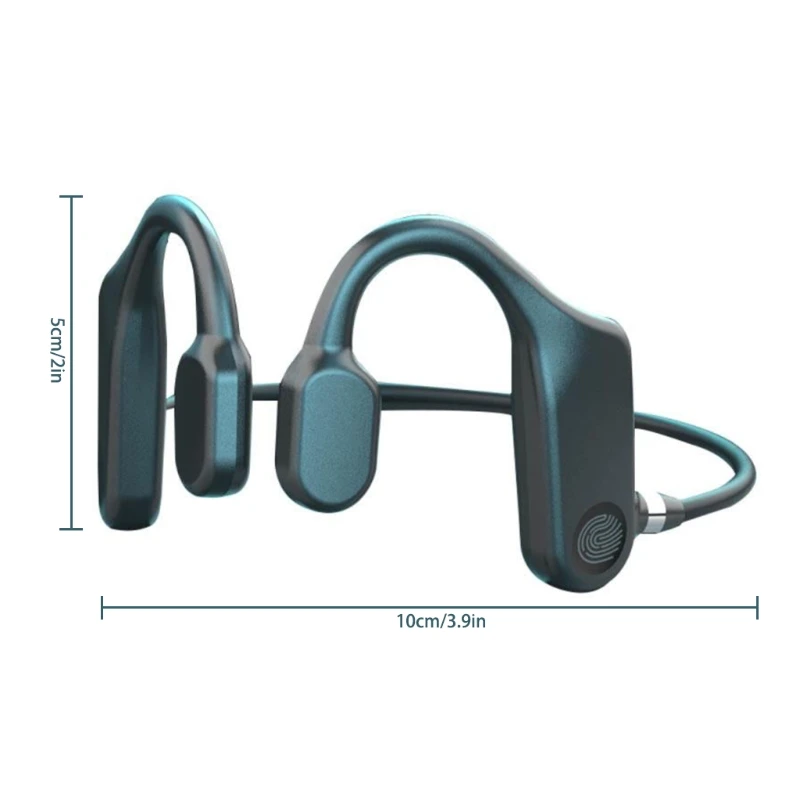 

SK3 HIFI Bone Conduction Concept Bluetooth Headset Wireless Fitness Hanging Ear Hook Headphones 5.1 Touch Bluetooth Headset