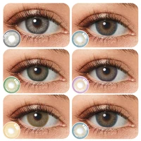 Colored Lenses for Eyes Pair SIAM Color Cosmetic Contact Lenses Yearly Use Eye Contacts With Color Original Colored Eye Lenses