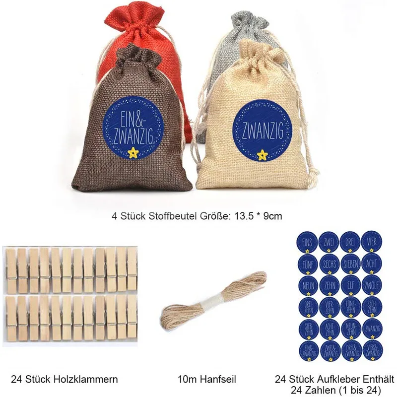 Льняной Подарочный пакет в виде буквы рта 3 цвета Женская упаковка маленькая