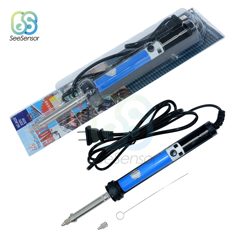 Электрический паяльник 220 В 30 Вт паяльная станция тепловой карандаш вакуумный