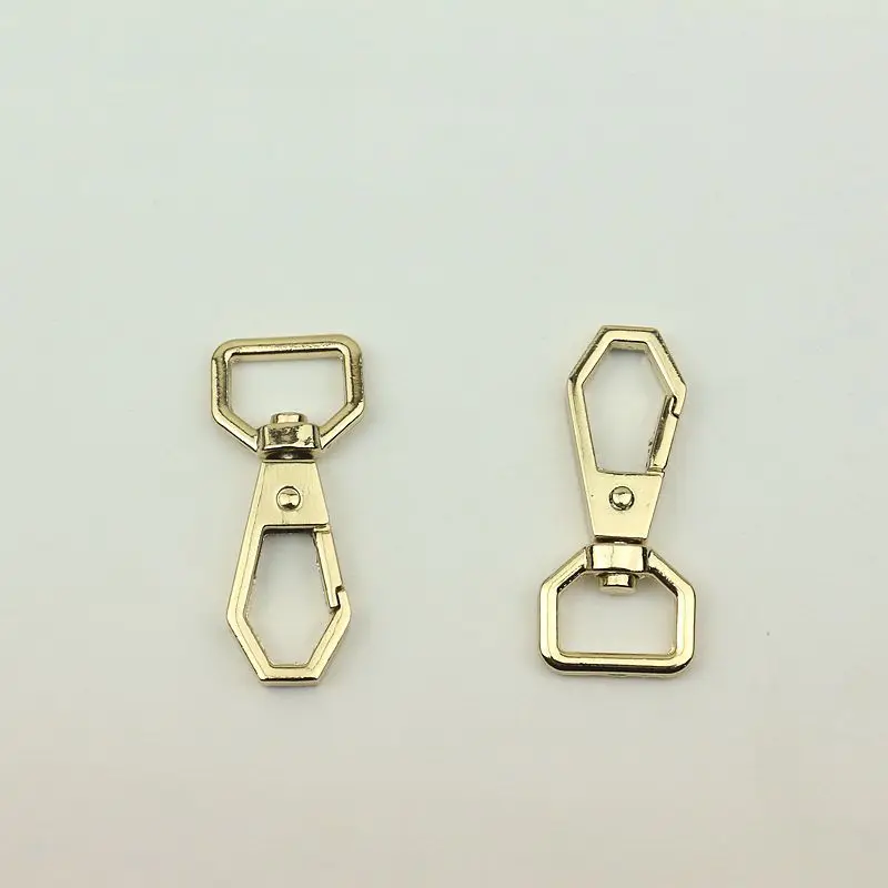 30Pcs 16mm K Gold Metal Hanger Buckles Dog Collar Lobster Clasp Handbag Strap Swivel Trigger Clip Snap Hook DIY Craft Accessory