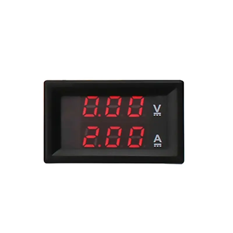 1 шт. DIY DC100V 10A Вольтметр Амперметр синий красный двойной Ампер Вольт Напряжение измеритель тока Датчик панель Цифровой светодиодный дисплей для автомобиля - Цвет: Red