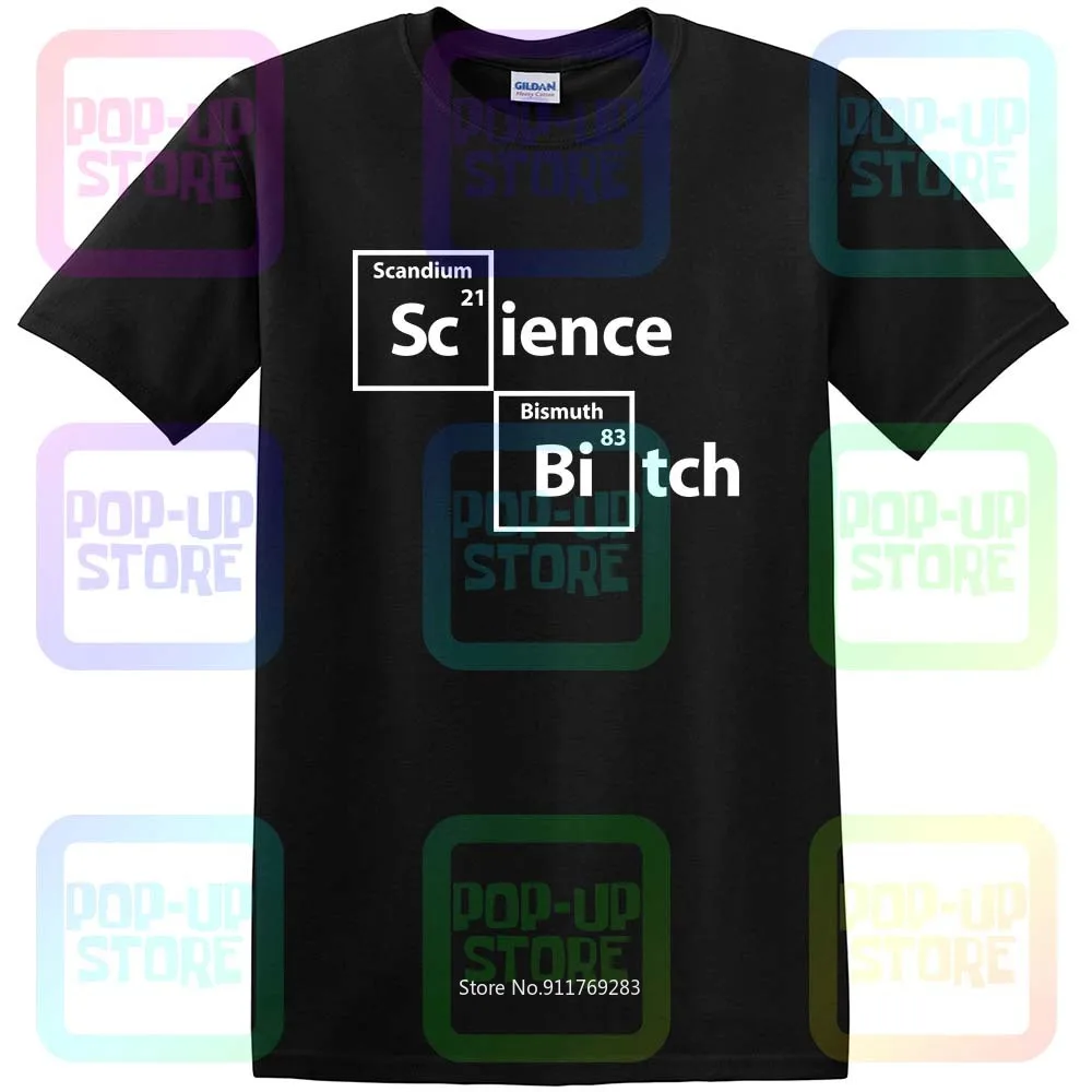 Наука B Itch периодической таблицы мужские 10 цветов химии ТВ принт Homme футболка