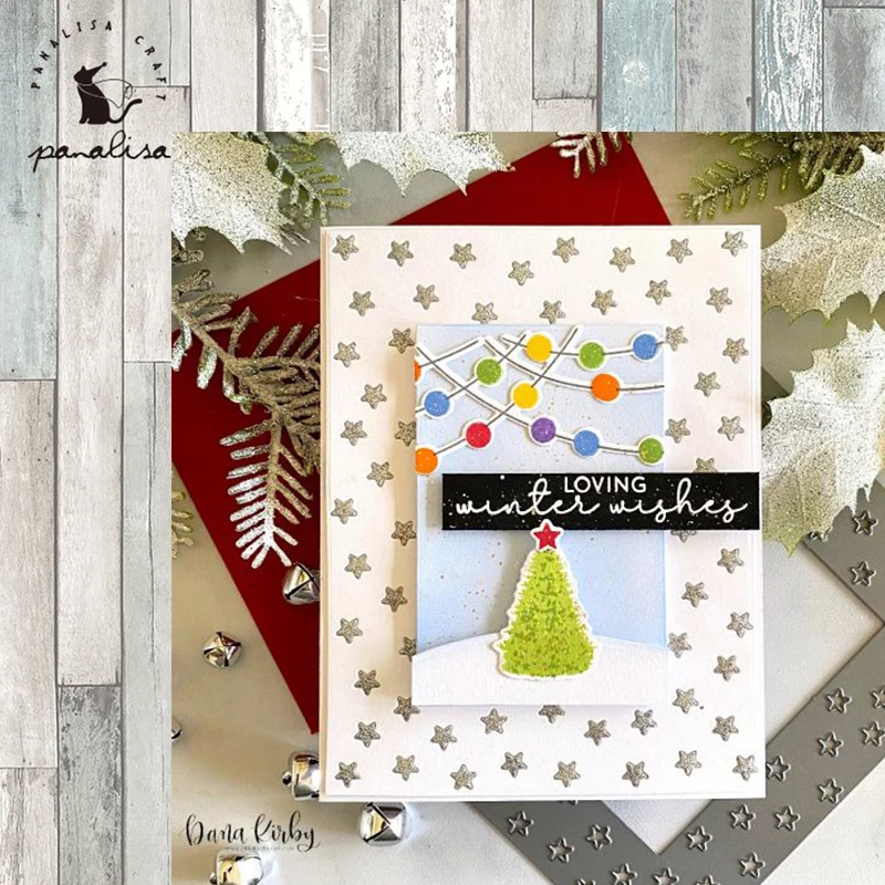 

Металлические штампы и штампы Panalisacraft в форме звезды, штампы для вырезания, скрапбукинга, альбома, бумажных карточек, тиснения