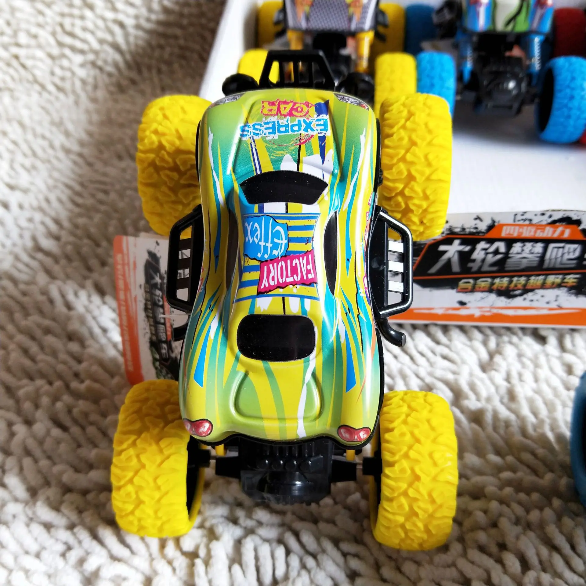 

Pull Back Alloy Climbing Car Big Wheel Off-road Vehicle Simulation Model Toy For Children