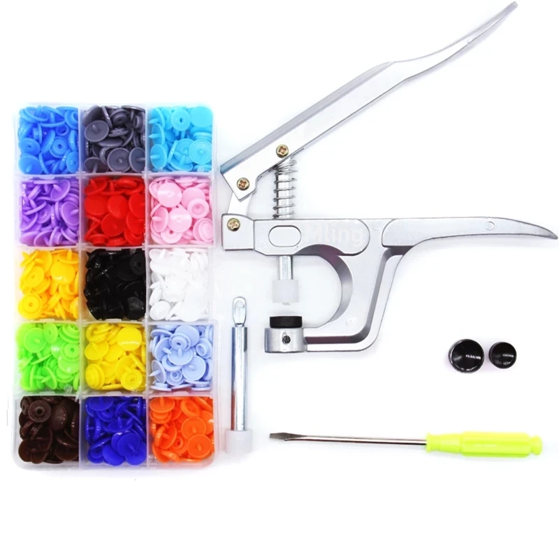 

U-образная застежка, плоскогубцы, кам-Кнопка T5, пластиковая резиновая застежка, застежка-пуговица, плоскогубцы для тканевых пуговиц, инструм...