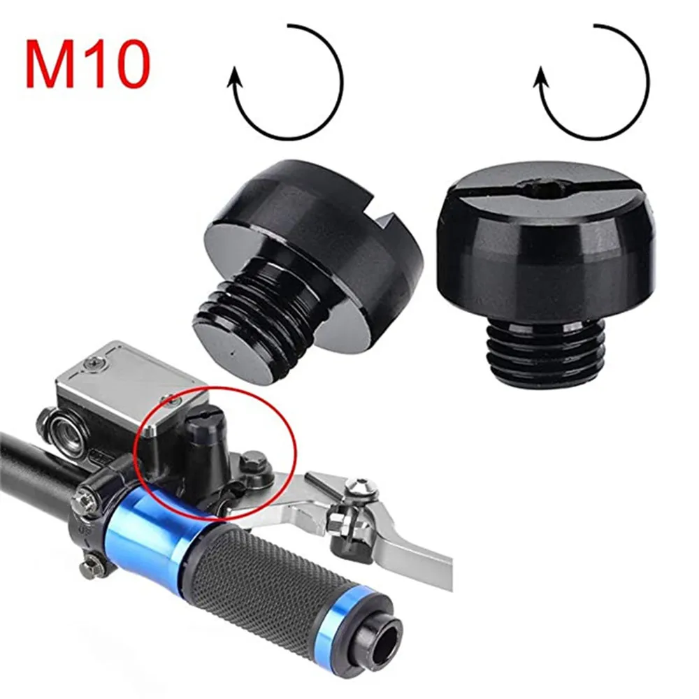 Винт с отверстием для мотоциклетного зеркала алюминиевый 8 мм 10 1 25 Honda Yamaha BMW