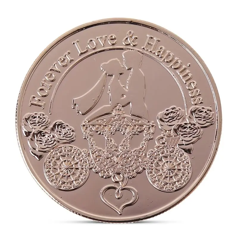 

Three-dimensional rose love Commemorative Coin Collection Gift Souvenir Art Metal Antiqu Lovers Gift