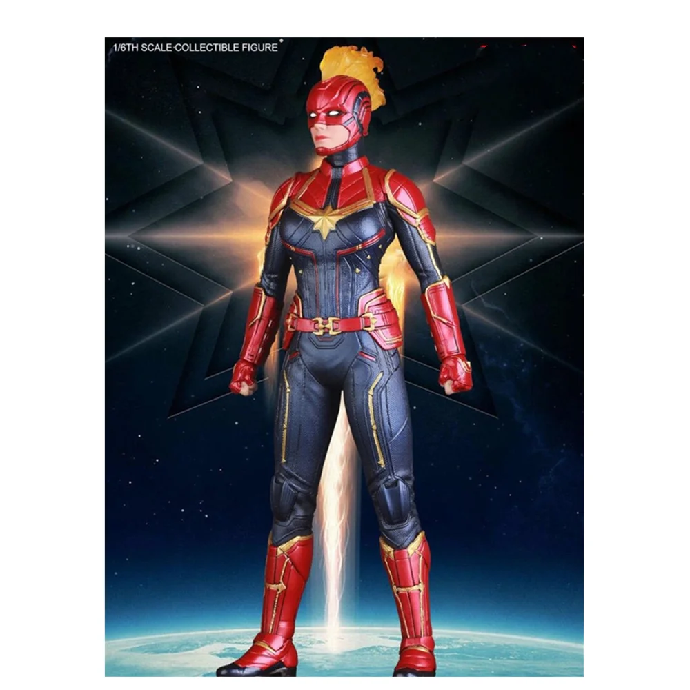 

Marvel Avengers 30cm Captain Marvel Roel Danvers Model Figure Collection Decoration Christmas Boy Girl Gift Toy