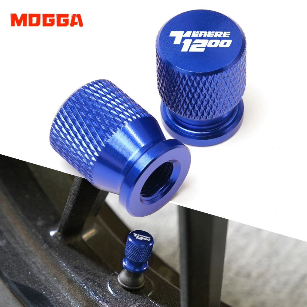 

For YAMAHA TENERE1200 Super TENERE 1200 1200XT 1200Z Motorcycle Tyre Valve Caps Moto Tire Air Port Stem Covers Accessories Blue