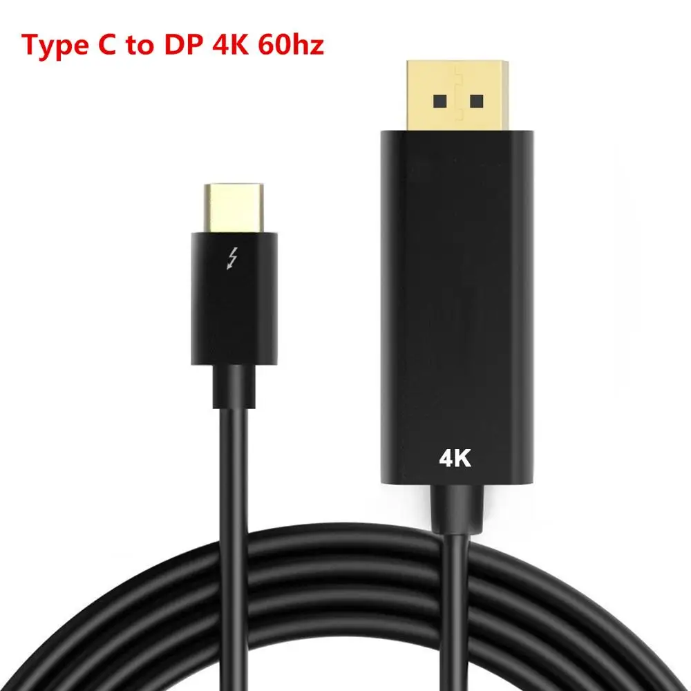 Кабель переходник с USB c на DP displayport 4k 60 Гц адаптер C для проектора HDTV Macbook Google Chromebook