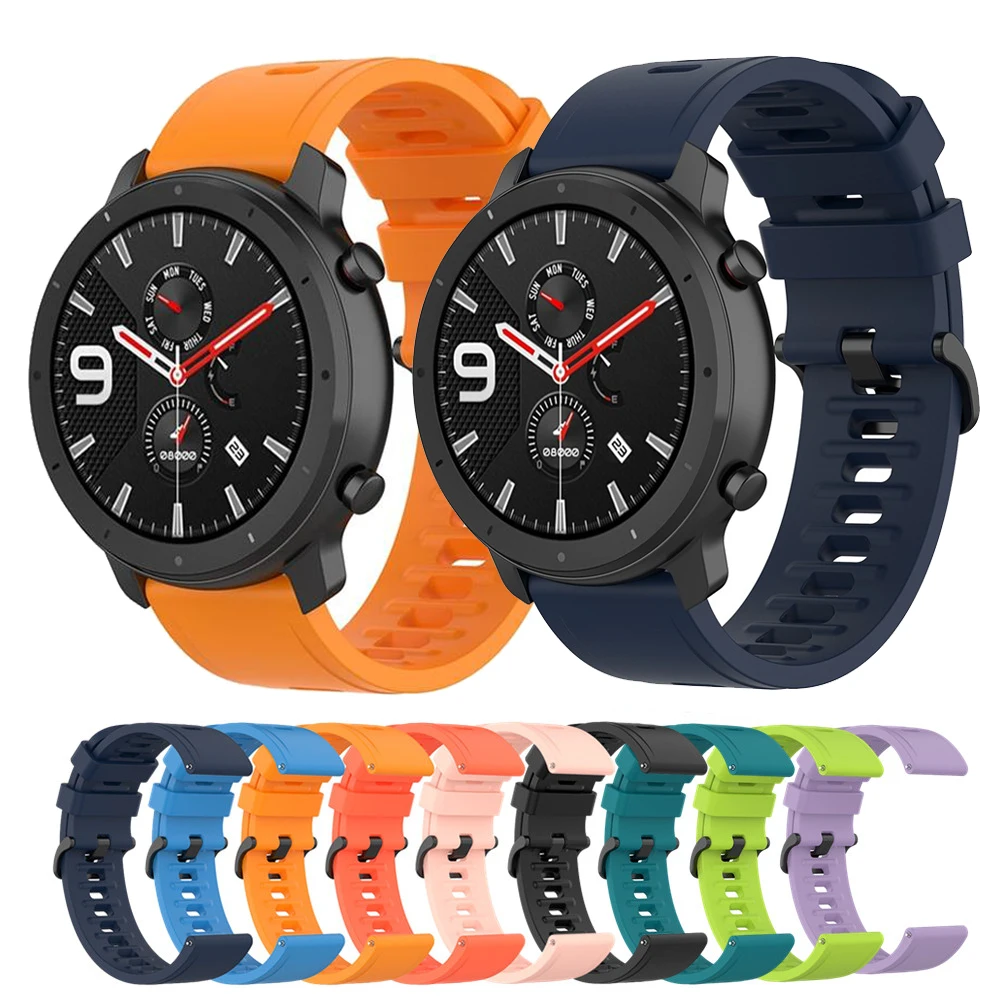 Горячие часы ремешок для Amazfit GTR 42 мм 47 Смарт 22 браслет Xiaomi Huami Pace/Stratos 2/Stratos