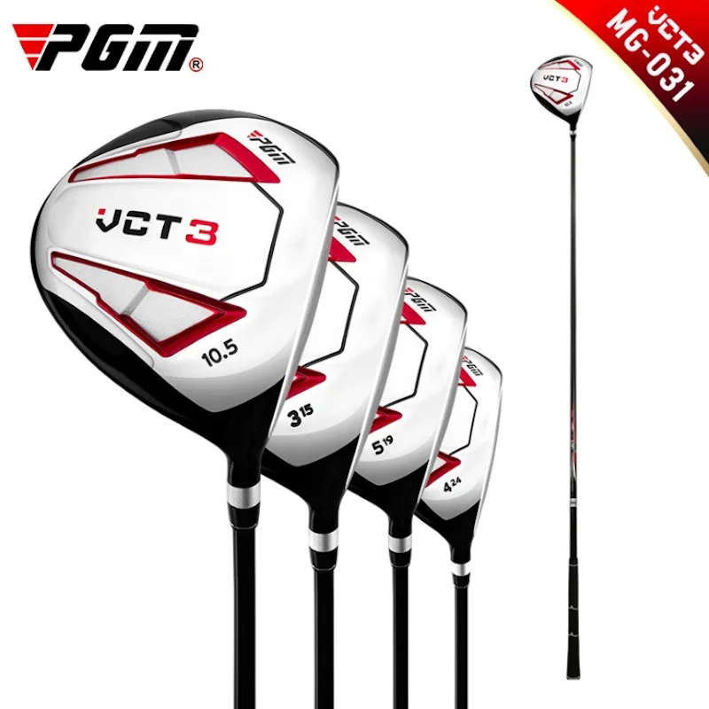 Clubs Men Right Hand Aluminum Alloy Head Drivers Fairways Hybrids Wood Pole 1/3/5/u4 Carbon Shaft Mg031 Wholesale