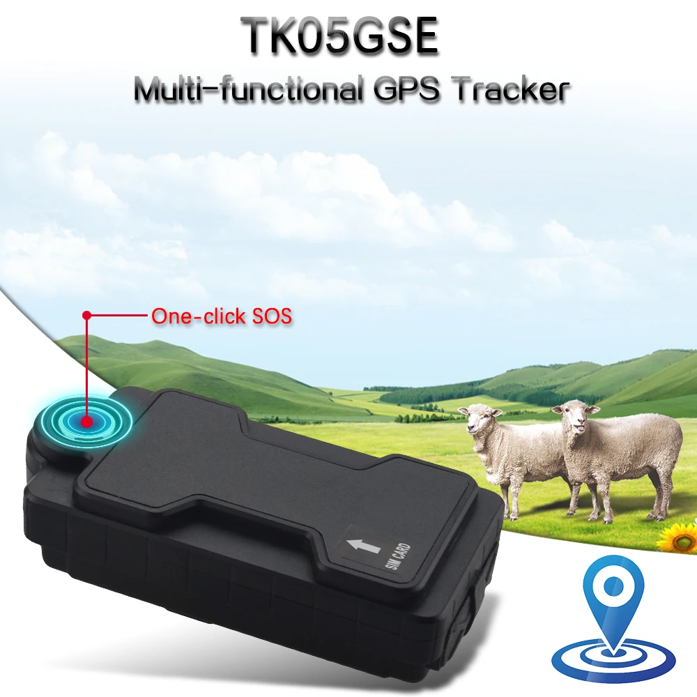 TK05GSE Портативный GPS-Трекер 3G с 5000 мАч перезаряжаемой батареей Магниты