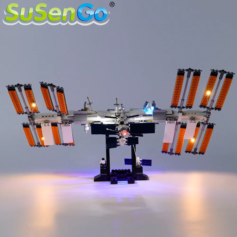 SuSenGo светодиодный светильник комплект для 21321 идеи серии МКС (модель не входит в