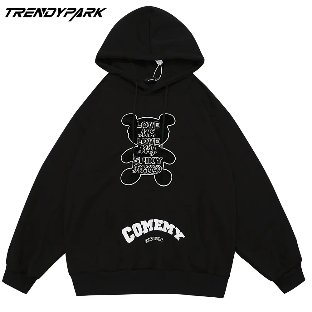 

Men's Hoodies Tie-dye Flocking Symbols Printed Pullover Stranger Things Harajuku Cotton Streetwear Oversized Men Clothing