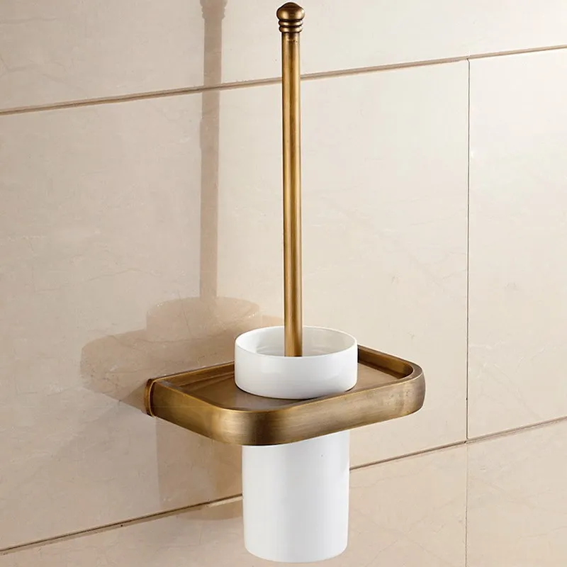 Античный латунный квадратный набор аксессуаров для ванной комнаты аксессуары