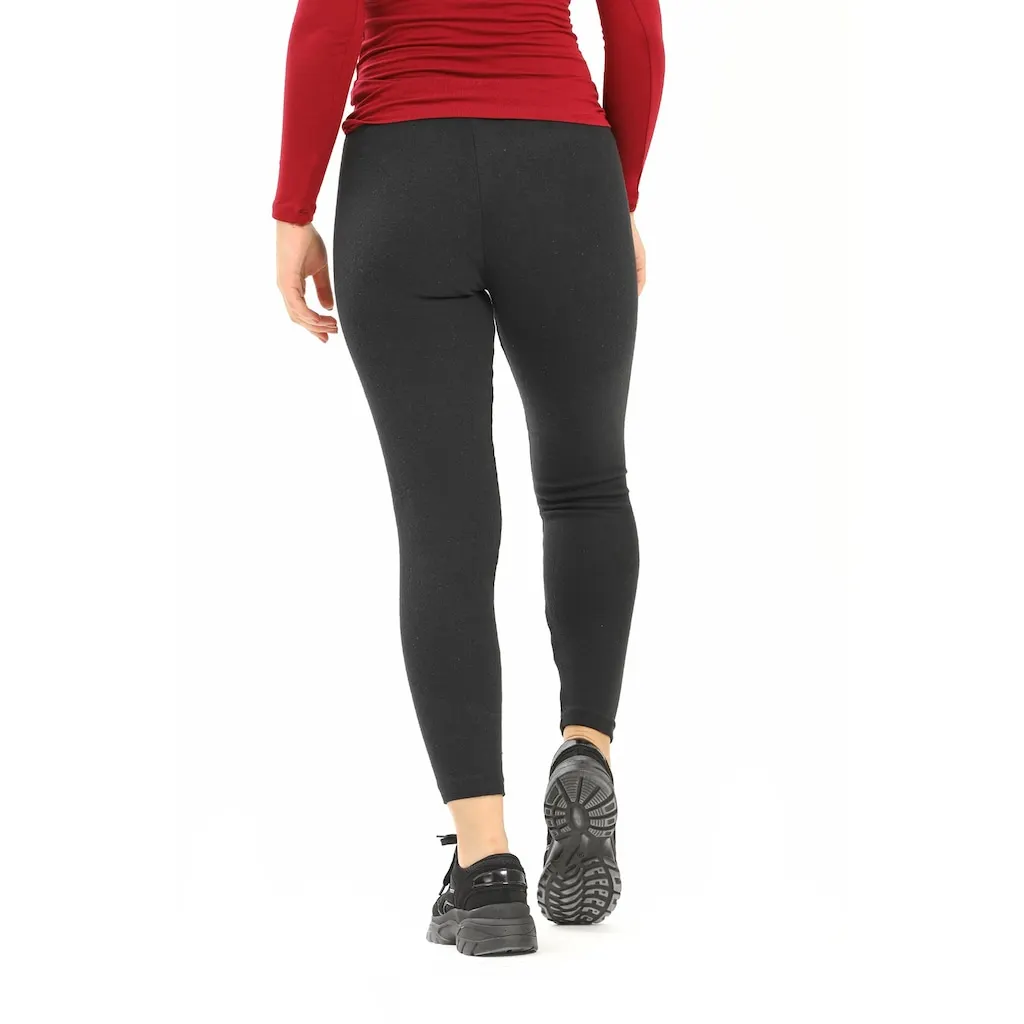 Women Leggings Black Sardonlu
