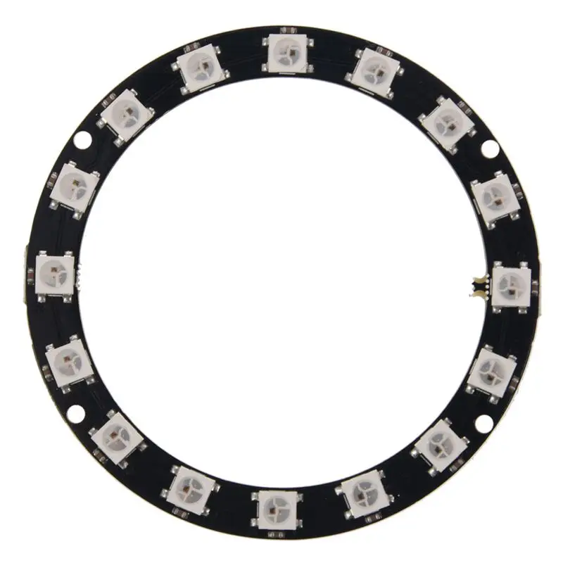 Promotion! 16 Bits X WS2812 5050 RGB LED Ring Lamp Light with Integrated Drivers | Лампы и освещение