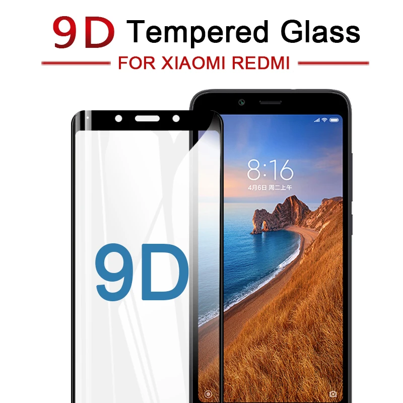 9D защитное закаленное стекло для Xiaomi Redmi 7A 6A Note 7S 7 6 Pro Redmi6 Redmi7 A Redmi7a Note6pro Note7 Note7pro 9H