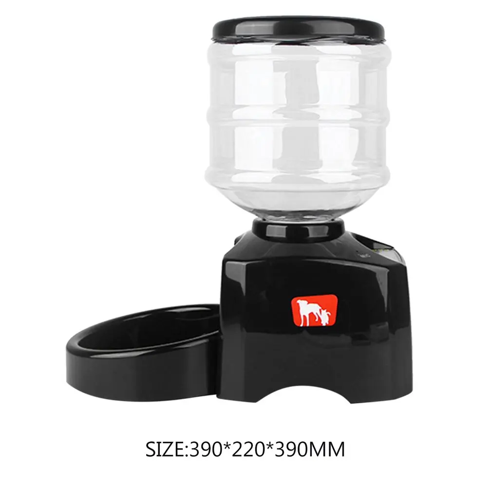 

5.5L Smart Feeder Automatic Food Dispenser Pet Feeder For Dogs Cats with LCD Display Sound Recording Timer Function Programmable
