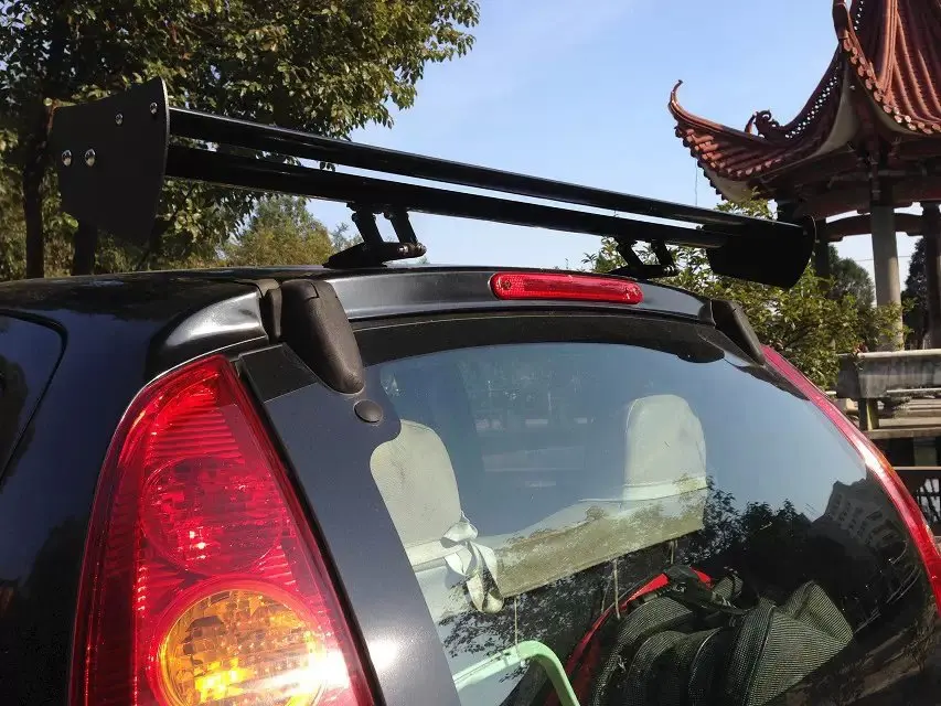 

New style Need to perforate rear wing Double-layer Aluminum alloy rear wing General rear wing jg 139-2