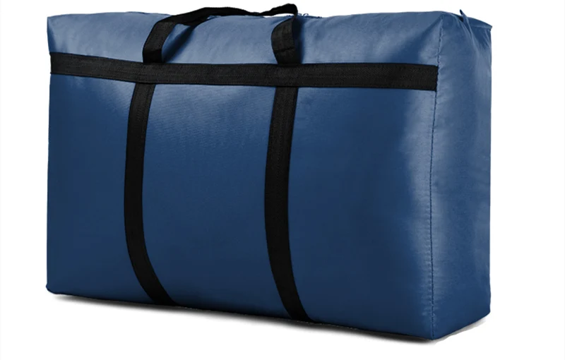 Dark Blue 105L-180L Высокая вместительность холщовый шкаф Органайзер 5 цветов одеяло для хранения одежды органайзер для багажа шкаф Органайзер прикроватный - Цвет: Dark Blue