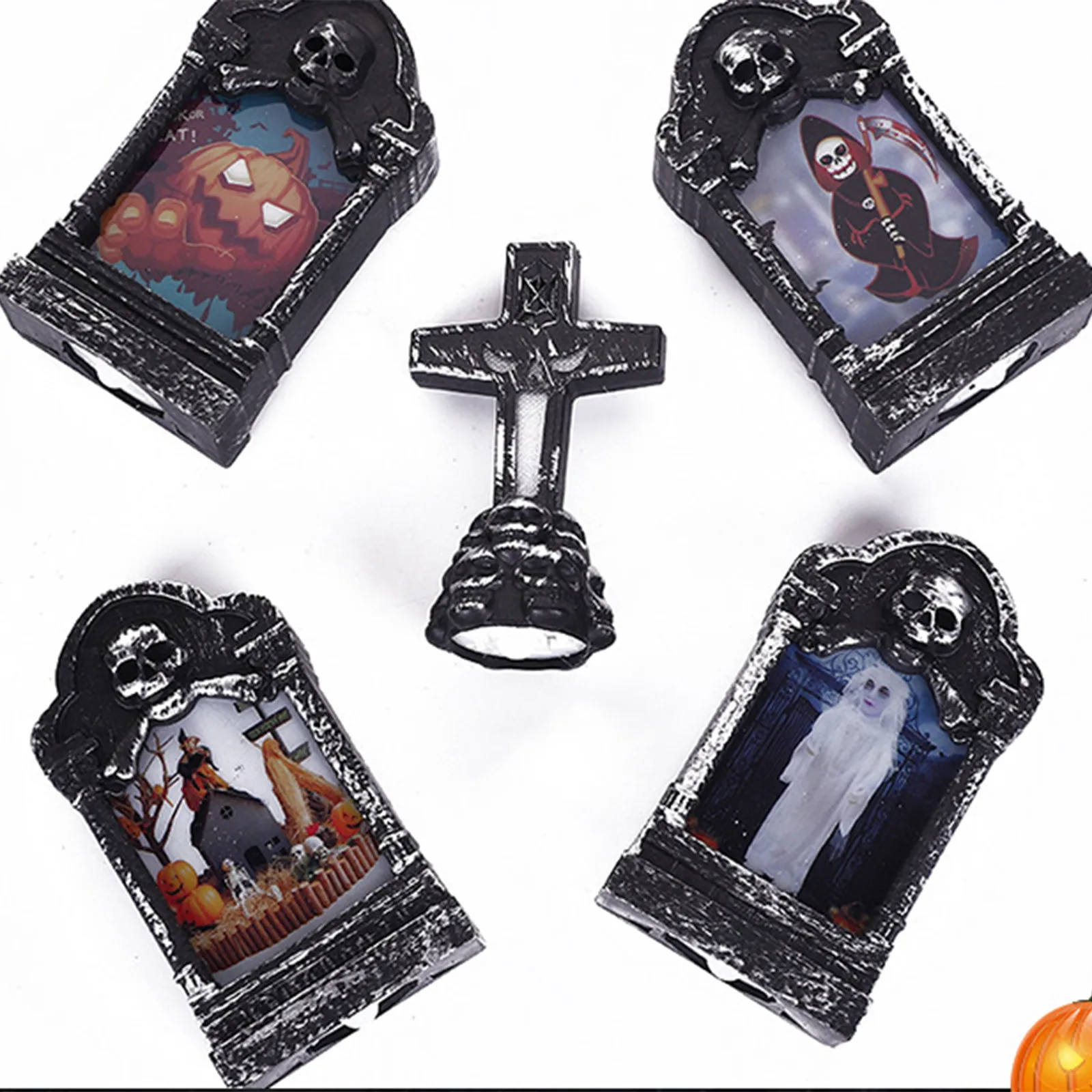 

Halloween Decoration Props Decoration Props Tombstone Lamp Portable Pumpkin Lant Christmas Garland LED Outdoor Fairy Holiday