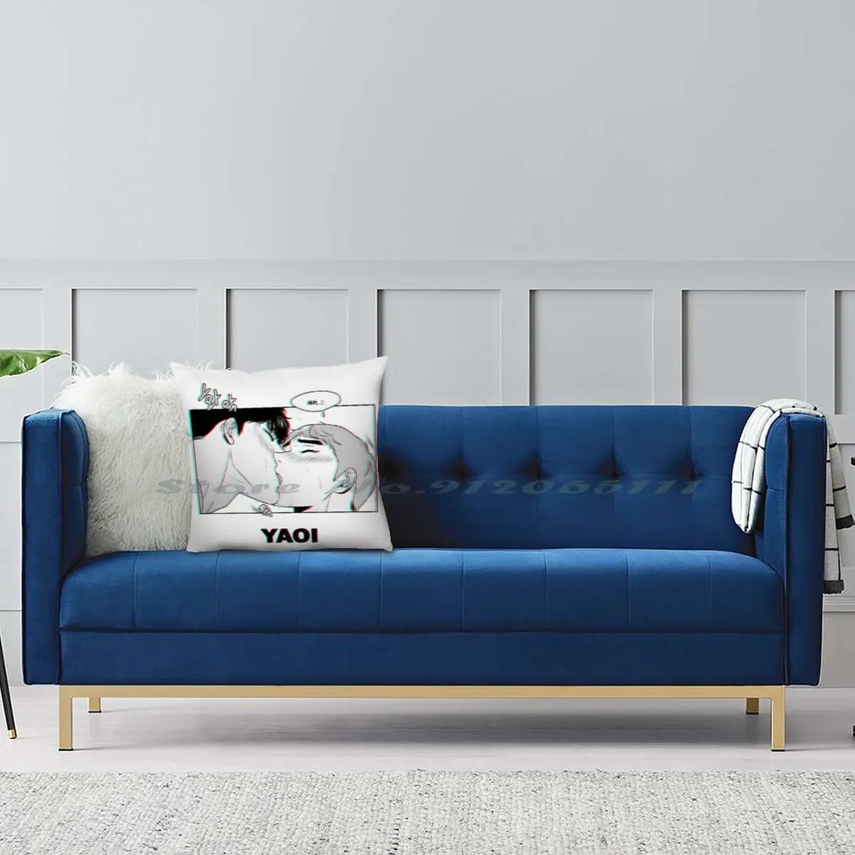 -Чехол для Yaoi Подушка-поцелуй наволочка из хлопка и льна Weebtoon Manhua манга Bl Kiss Ahn Nam